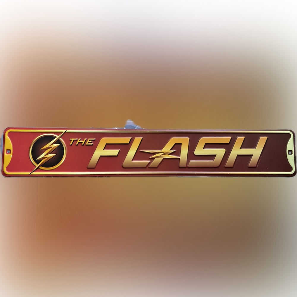 ⚡️The Flash DC Comics Open Road Brands Metal Sign Man Cave Wall Decor